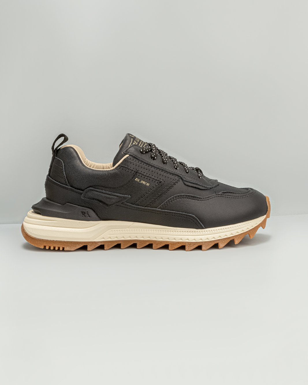 Tenis Reserva Spriz Leather Preto | Henri Store - Loja Oficial