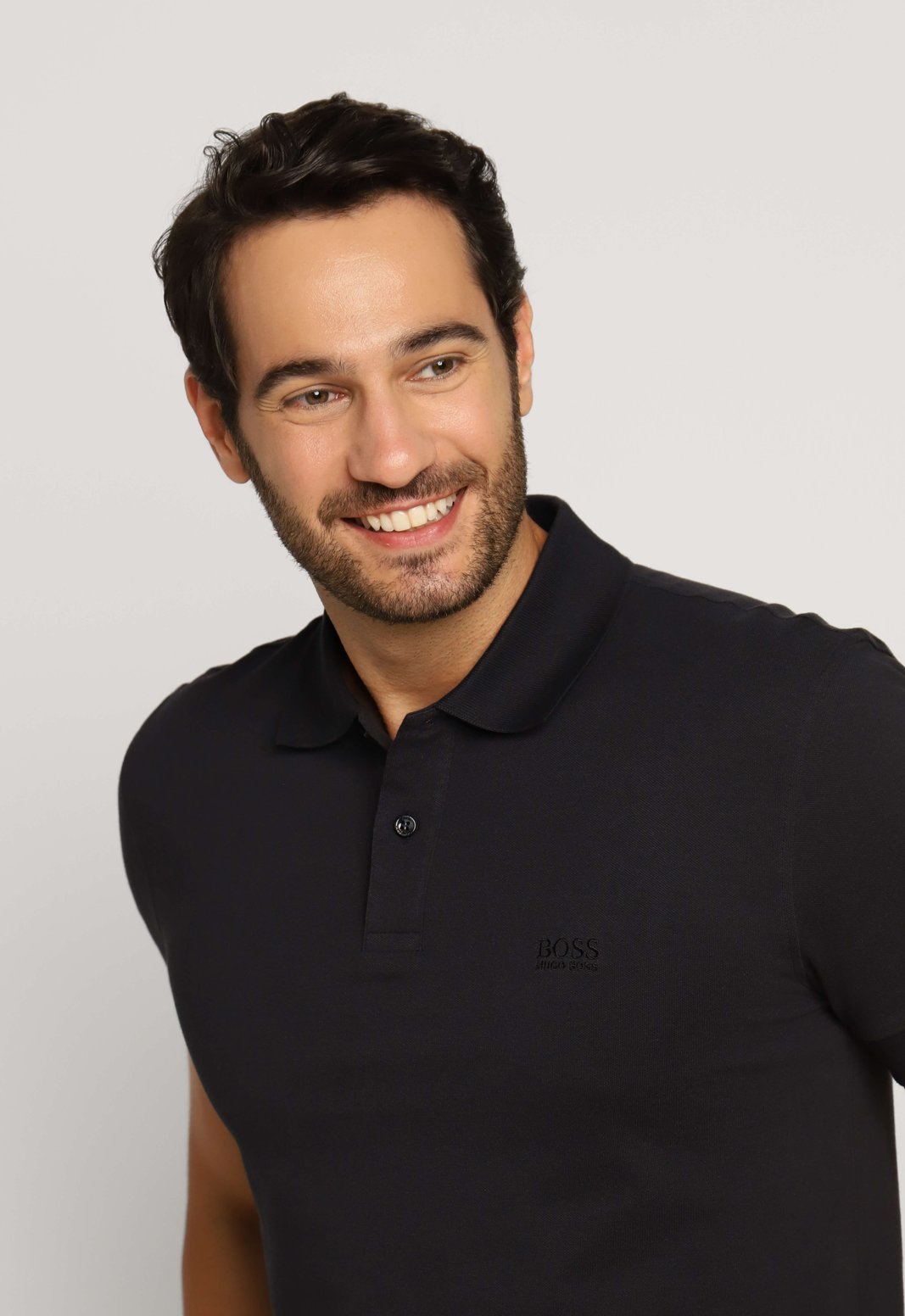 Polo Hugo Boss Regular Fit Pima Cotton Preto Henri Store