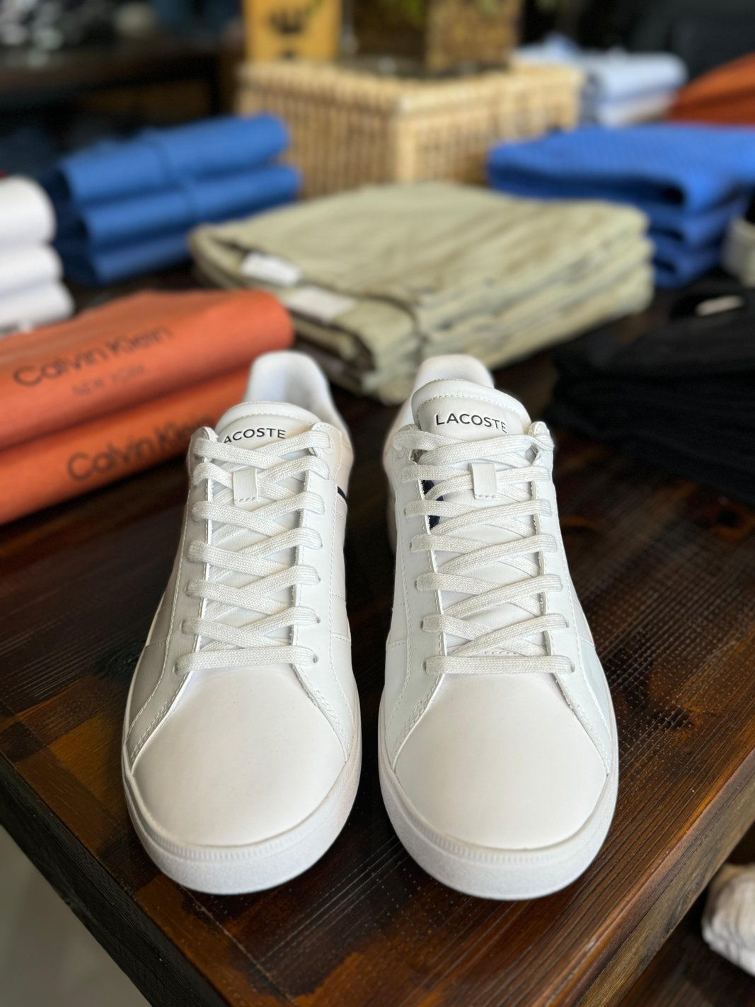 Lacoste Graduate Tenis Lacoste Branco Couro TÃªnis Couro Lacoste