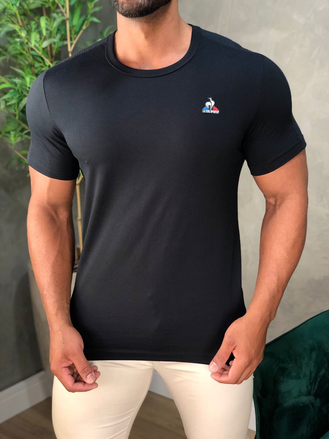 Camiseta Le Coq Sportif Ess Tee Td17402 Preta