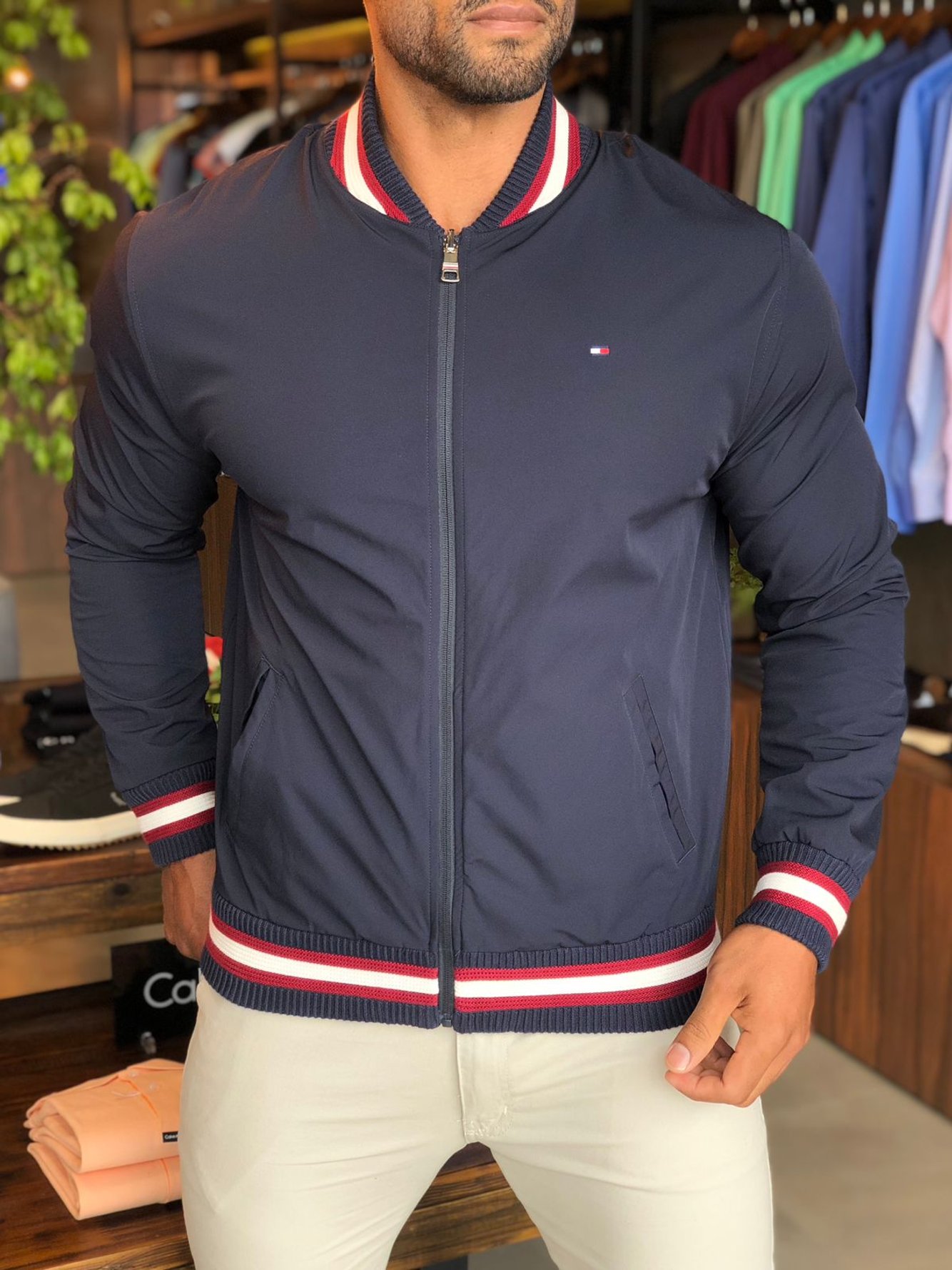 Jaqueta Moletom Blusa Moletom Tommy Blusa Moletom Tommy Hilfiger