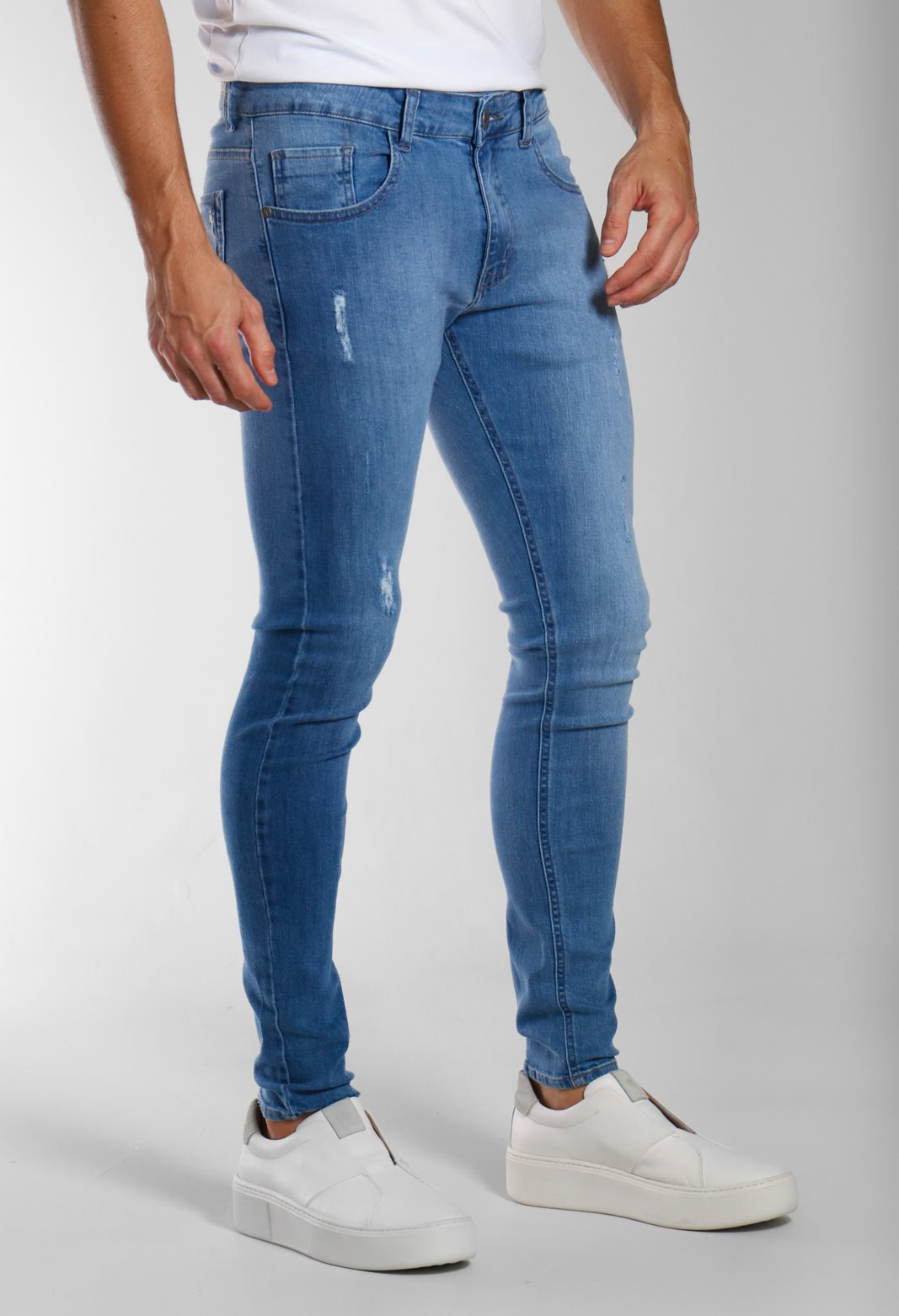 Calça Zip Off Jeans Claro Skinny 00427