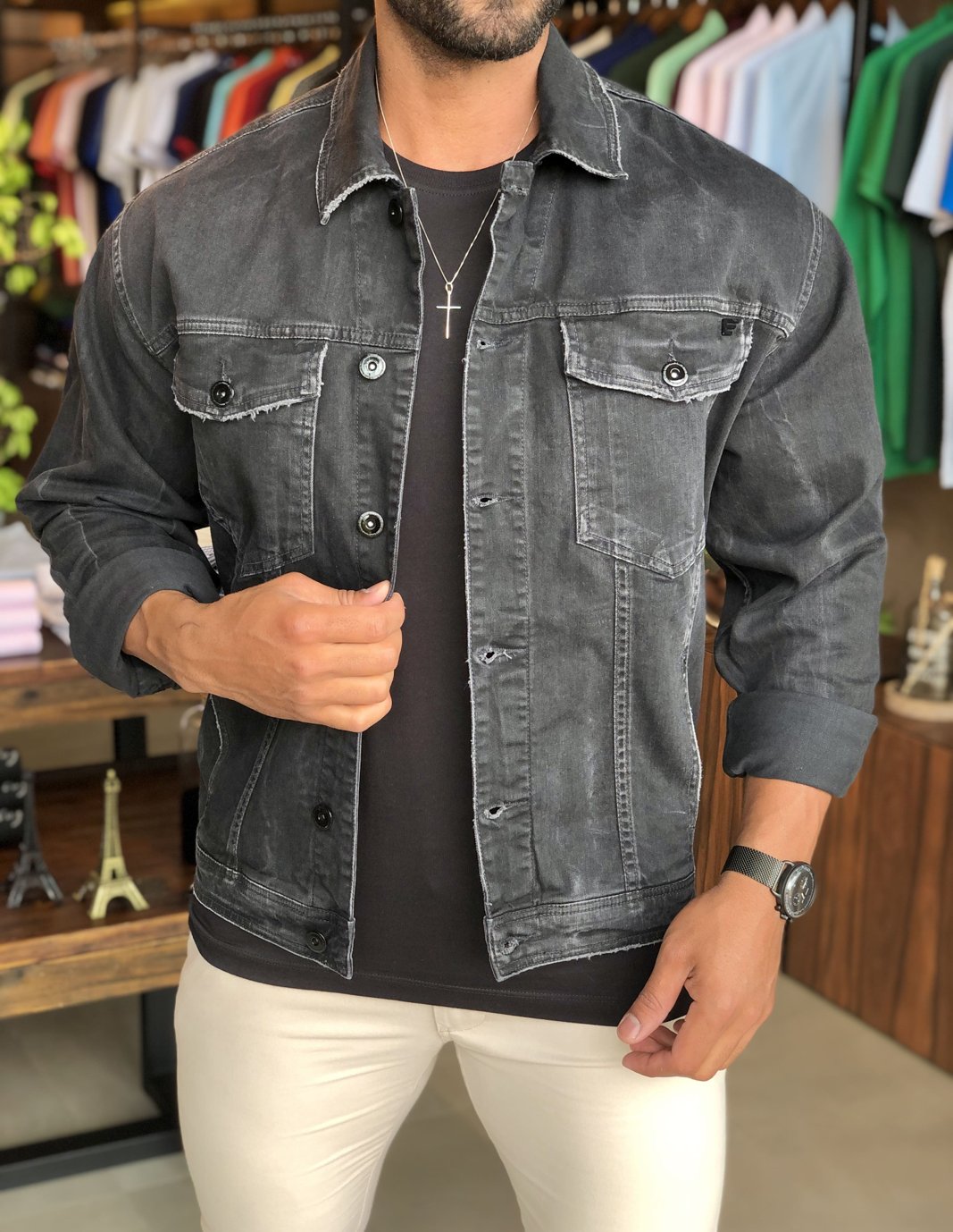 Leather Jacket Jaqueta Jeans Ellus Site Oficial Da Ellus Ellus