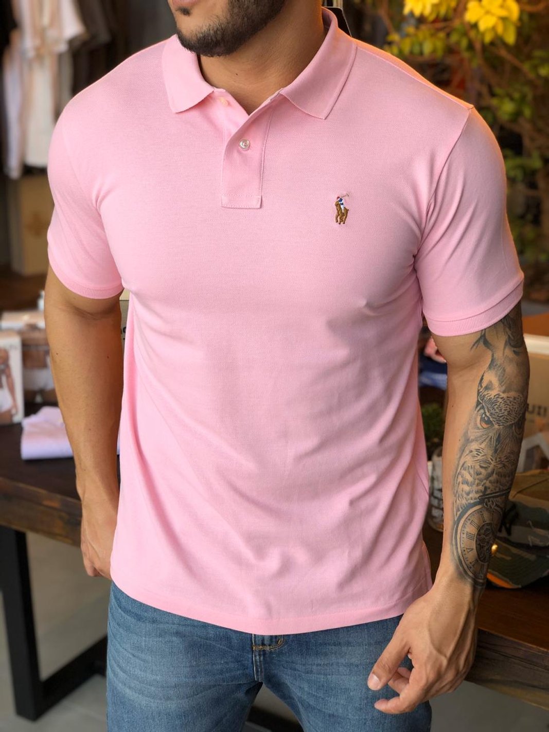 Polo Ralph Lauren Rosa Bebe Small Ponei Colorido | Henri Store