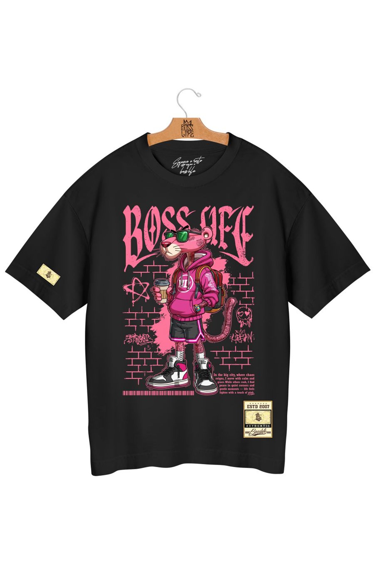 Camiseta Oversized Boss Life Style Panther 2 | Boss Life