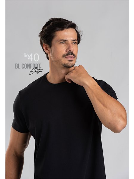 CAMISETA BL COMFORT ELASTIC PRETA