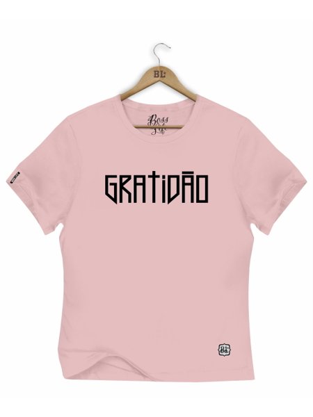 CAMISETA BABY LOOK GRATIDÃO