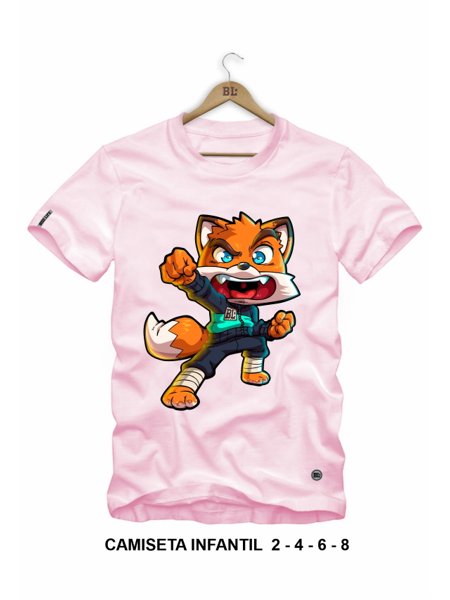 CAMISETA INFANTIL SHINOBI FOX