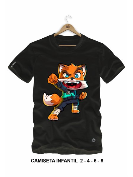 CAMISETA INFANTIL SHINOBI FOX