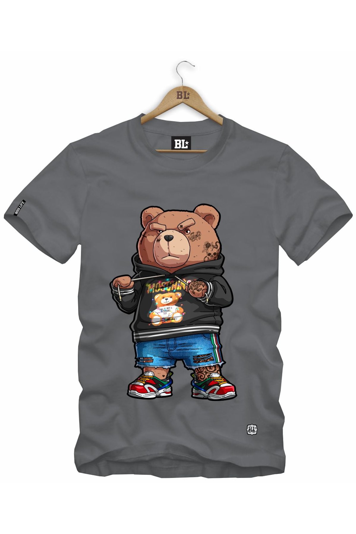 Dcarga Vector De Diseño De Camiseta De Ciervos Y Letras