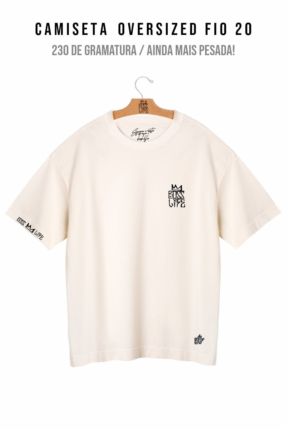 Camiseta Oversized New Crown | Boss Life