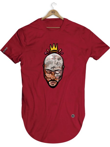 Camiseta Longline 2pac 2 Boss Life 1080