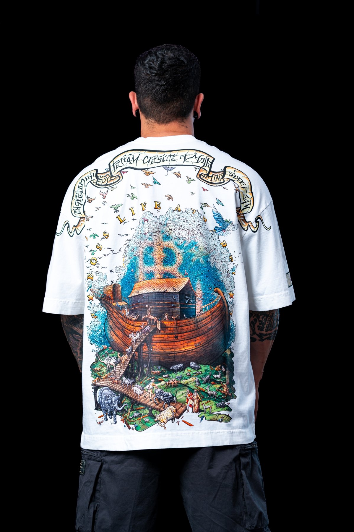 Yakuza Camiseta Faith Para Hombre, Negro , M