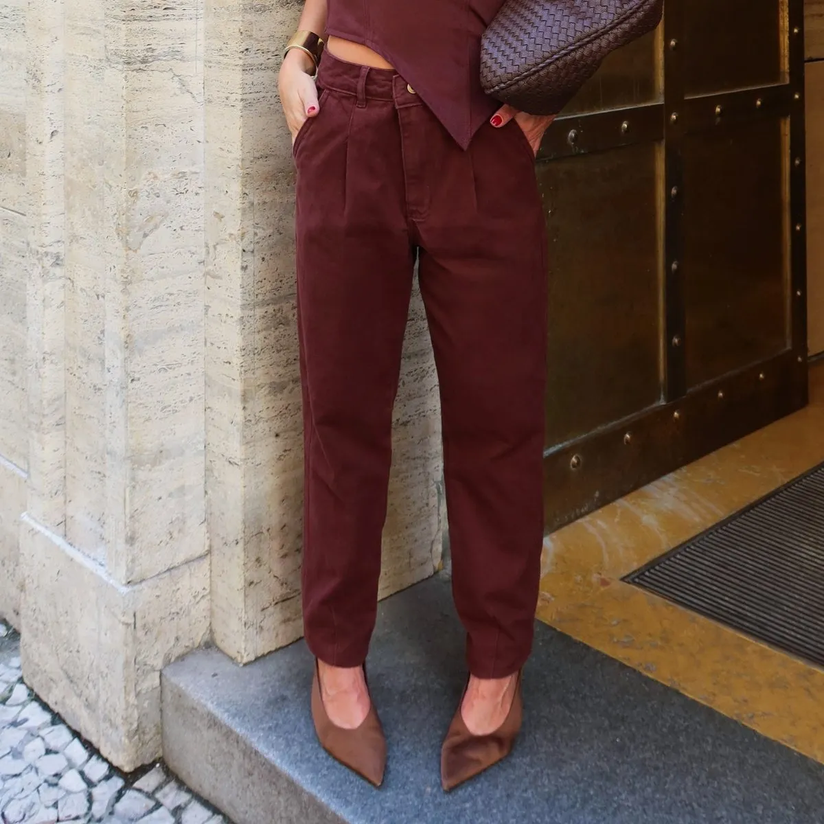 Calça Mom Cacau Namiê Brasil