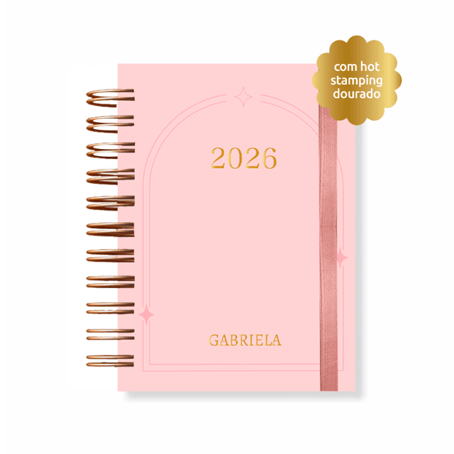 Mini Planner - Clássico (Rosa) | Meu Querido Planner