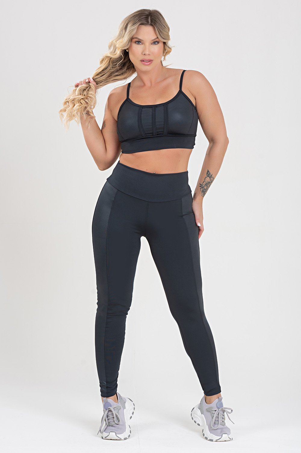 Calça Montaria Feminina CalÃ§a Cirre Preta Com Bolso CALÇA