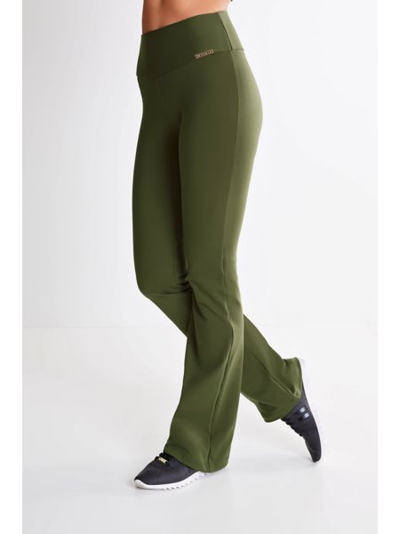 Calça Bailarina Verde Militar