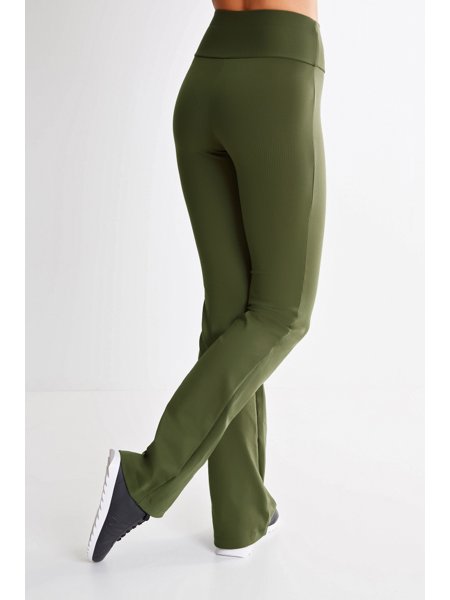Calça Bailarina Verde Militar