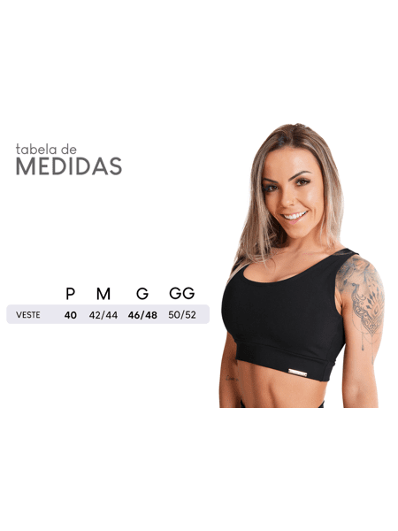 Top Nadador Fitness Feminino Cinza Chumbo