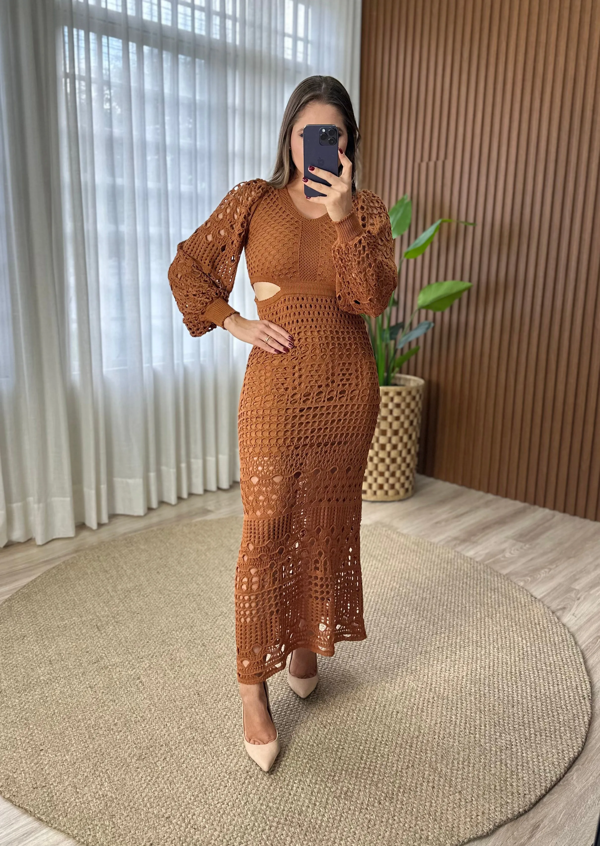 Vestido Longo Vestido Tricot Mercado Livre Tricot Modal Vestido De