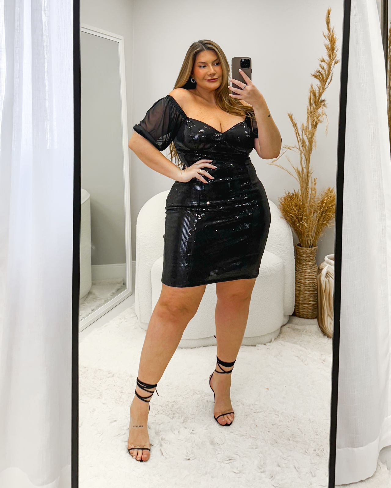 Leather dress best sale plus