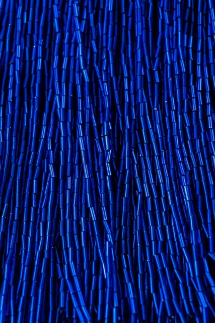 Franja Canutilho Azul Royal - 15 cm de franjas. | Boutique dos Tecidos