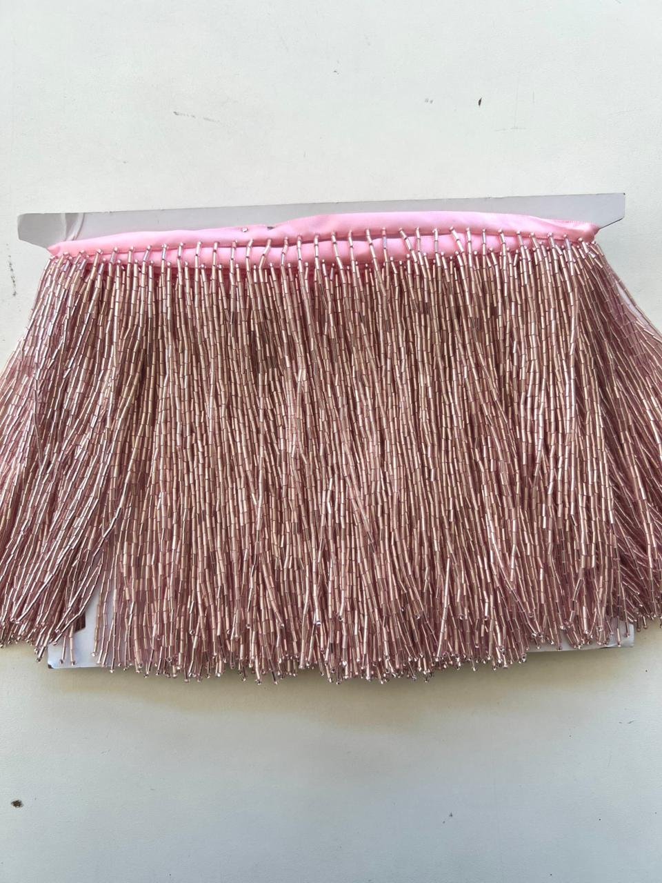 Franja Rosa Franja Rosa Bebê Claro - 15 cm de franjas. | Boutique dos Tecidos