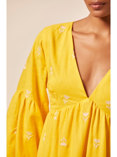 Vestido Carlota Amarelo