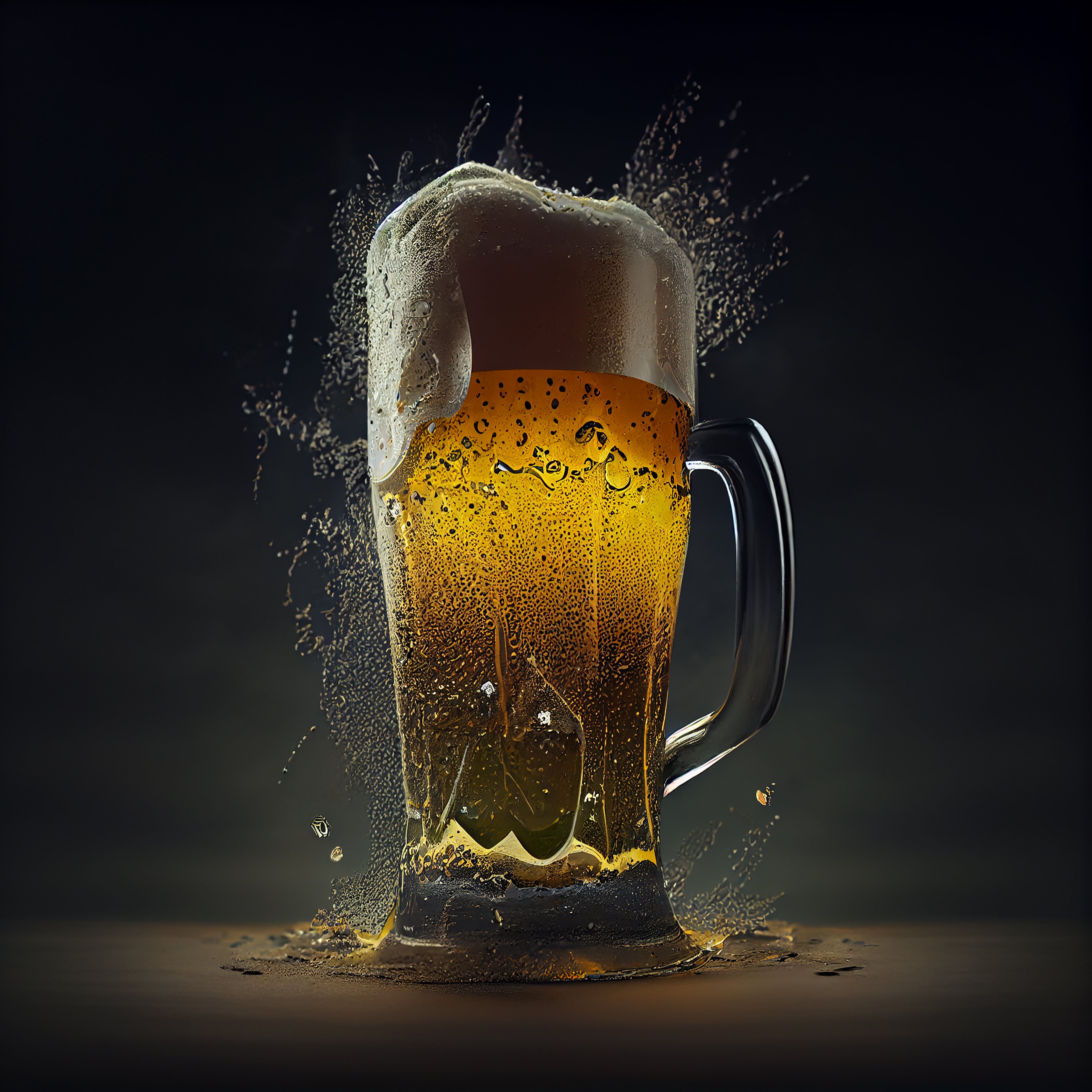 foamy-beer-gold-pint-glass-generative-ai