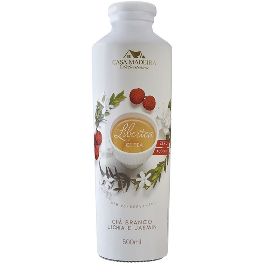 Chá Libertea Ice Tea Branco Lichia e Jasmin 500ml | Costi Bebidas