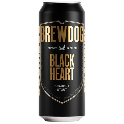 Cerveja BrewDog Dead Black Heart Draught Stout Lata 440ml 