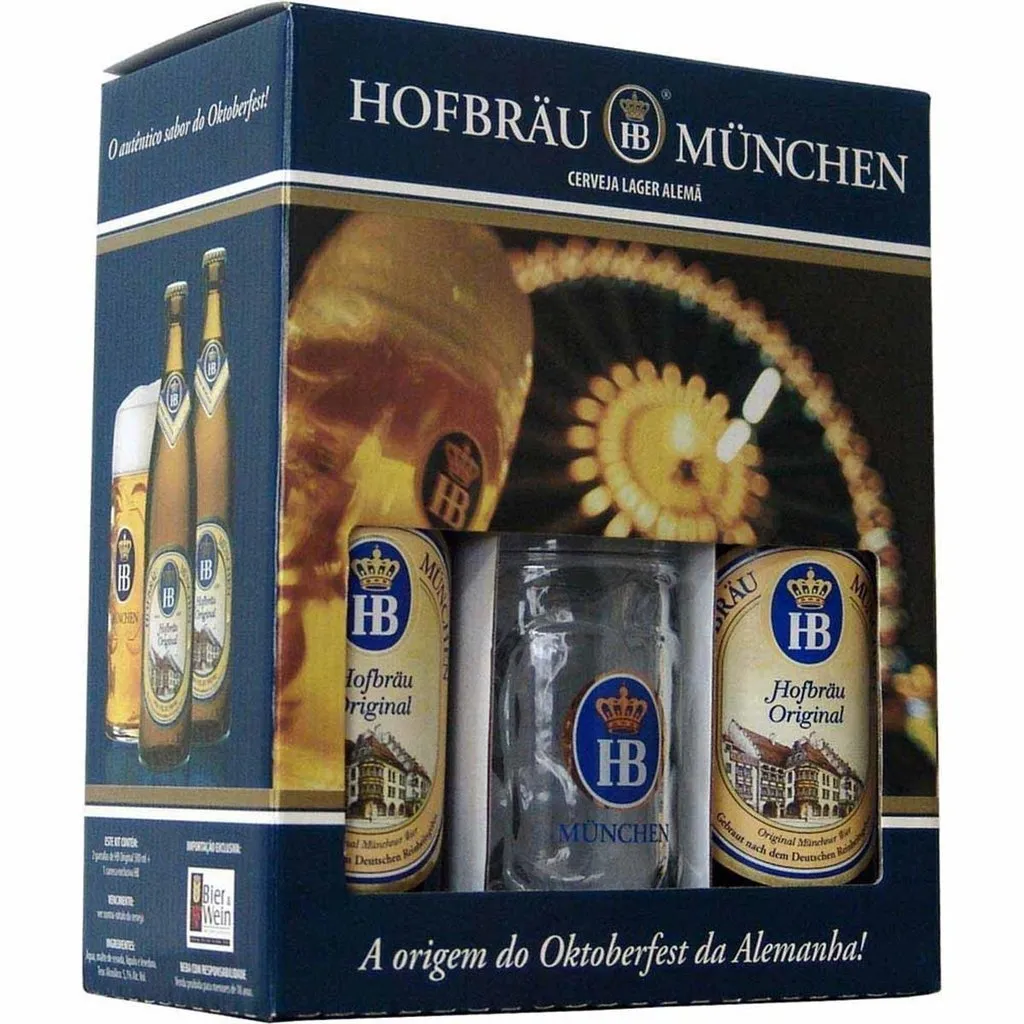 Cerveja Hofbrau 500ml Kit Com Caneca Costi Bebidas cerveja-hofbrau-500ml-kit-com-caneca-costi-bebidas