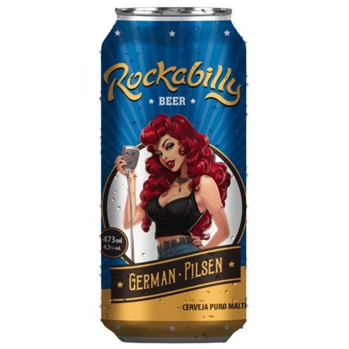 Cerveja Rockabilly German Pilsen Lata 473ml 
