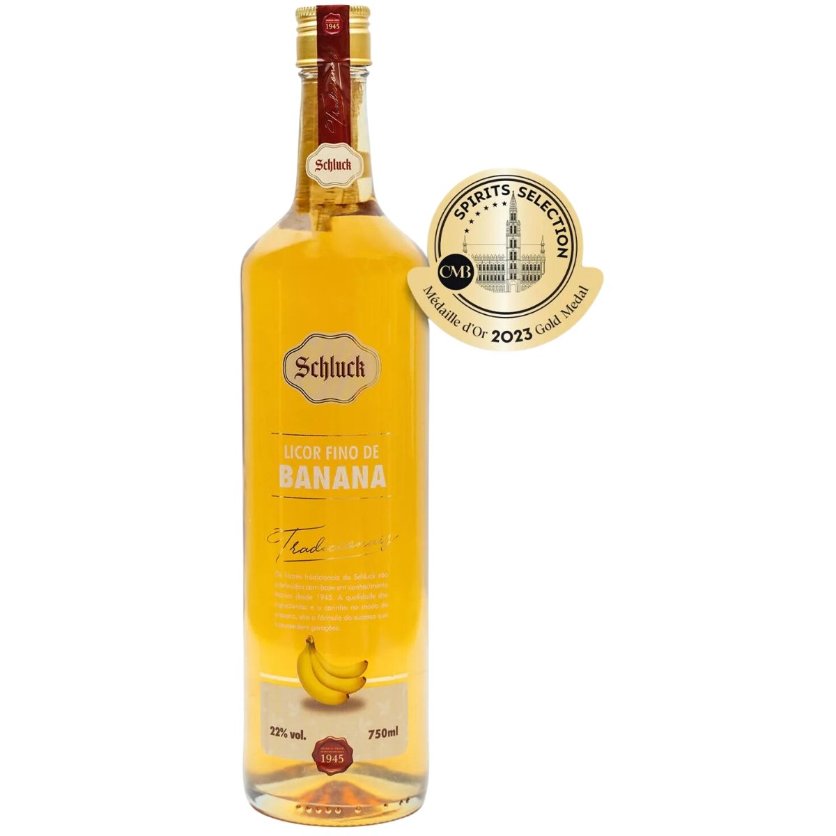 Licor fino de Banana Schluck 750ml | Costi Bebidas