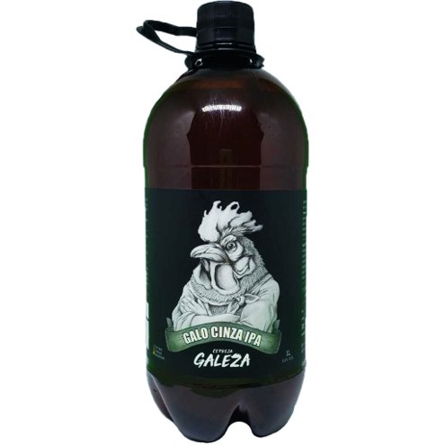 Cerveja Galeza Galo Cinza Chopp IPA 1 Litro - Somente Porto Alegre 