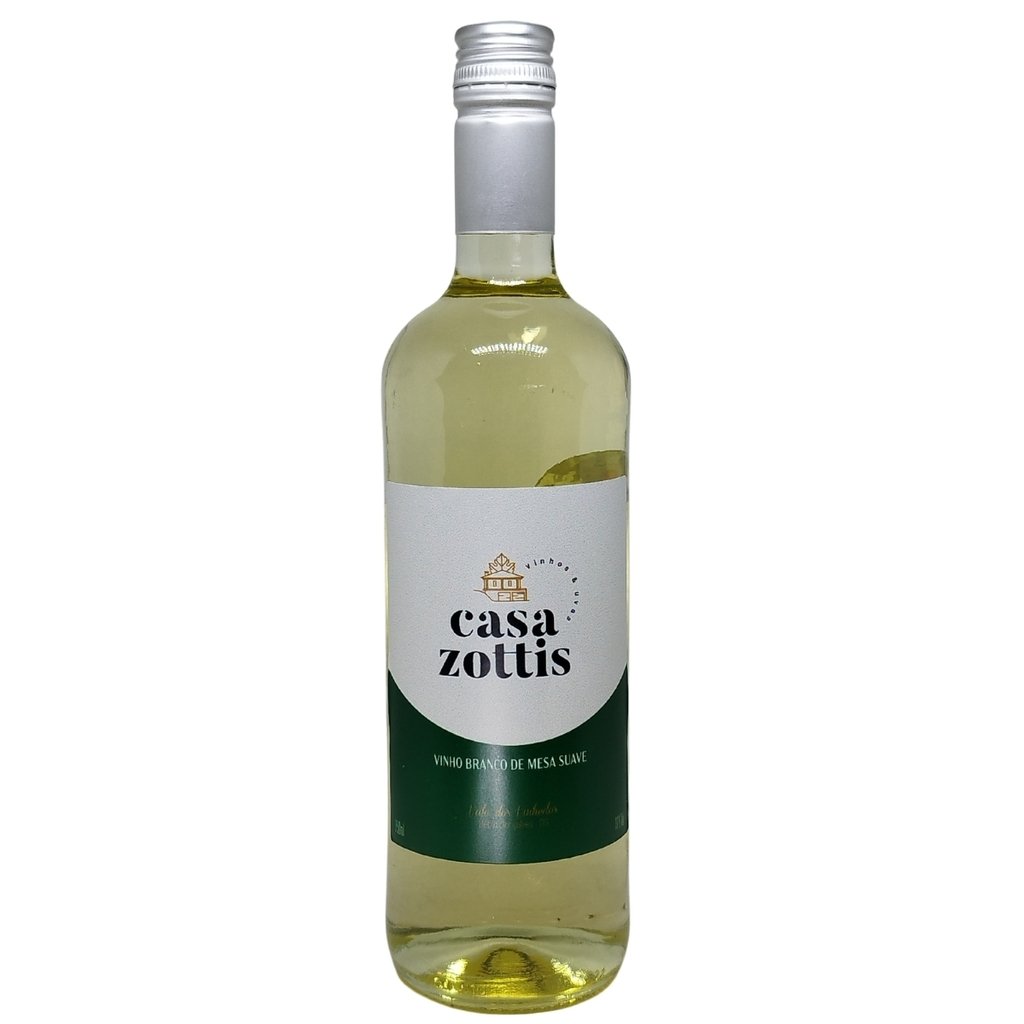 Vinho Casa Zottis Branco Suave 750ml | Costi Bebidas