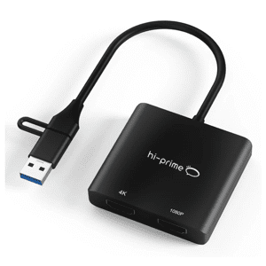 Hub USB-C e USB Para 2 Monitores HDMI Alta Compatibilidade - hi