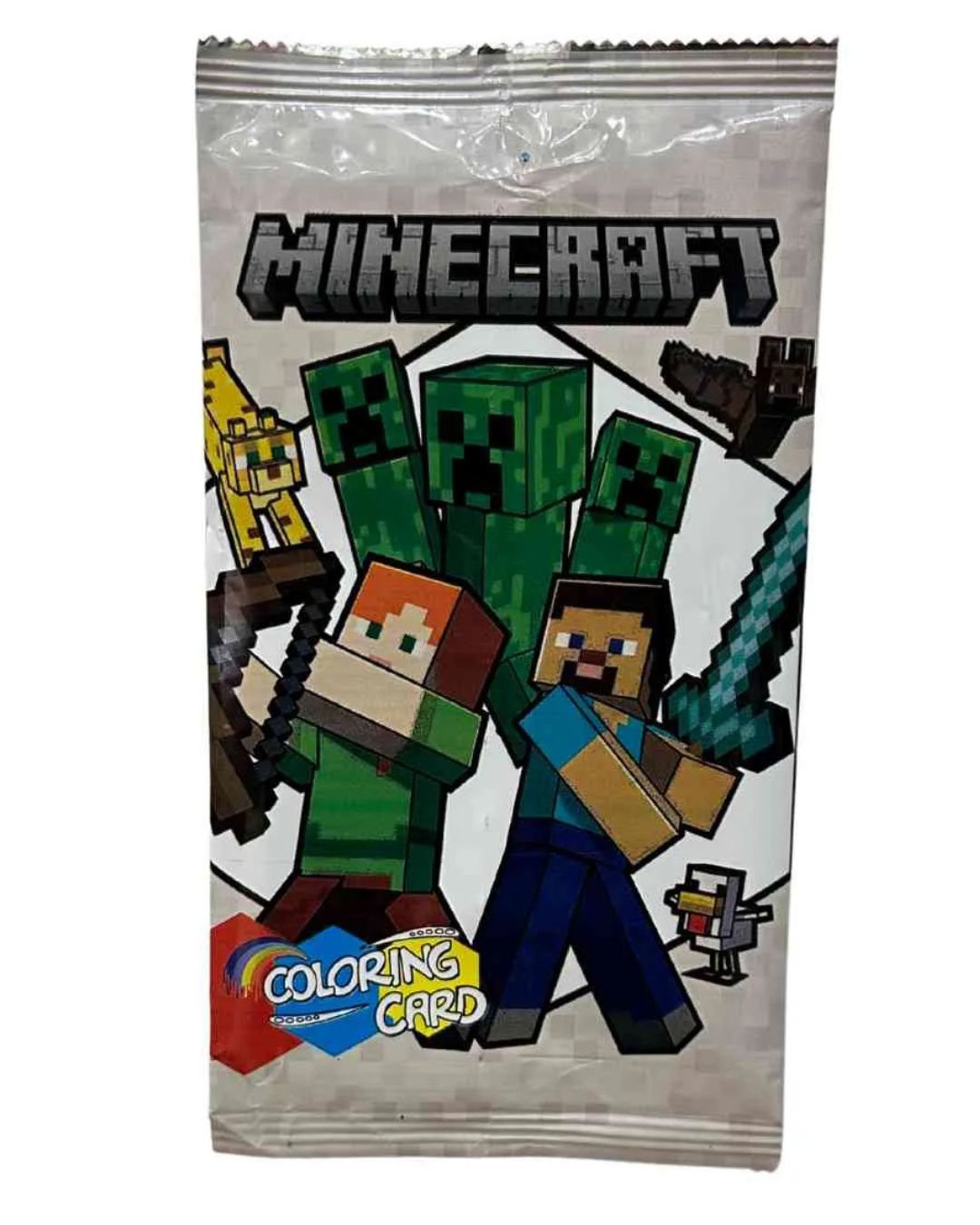 COLORINDO CARDS MINECRAFT | ROBOTOYBRINQUEDOS