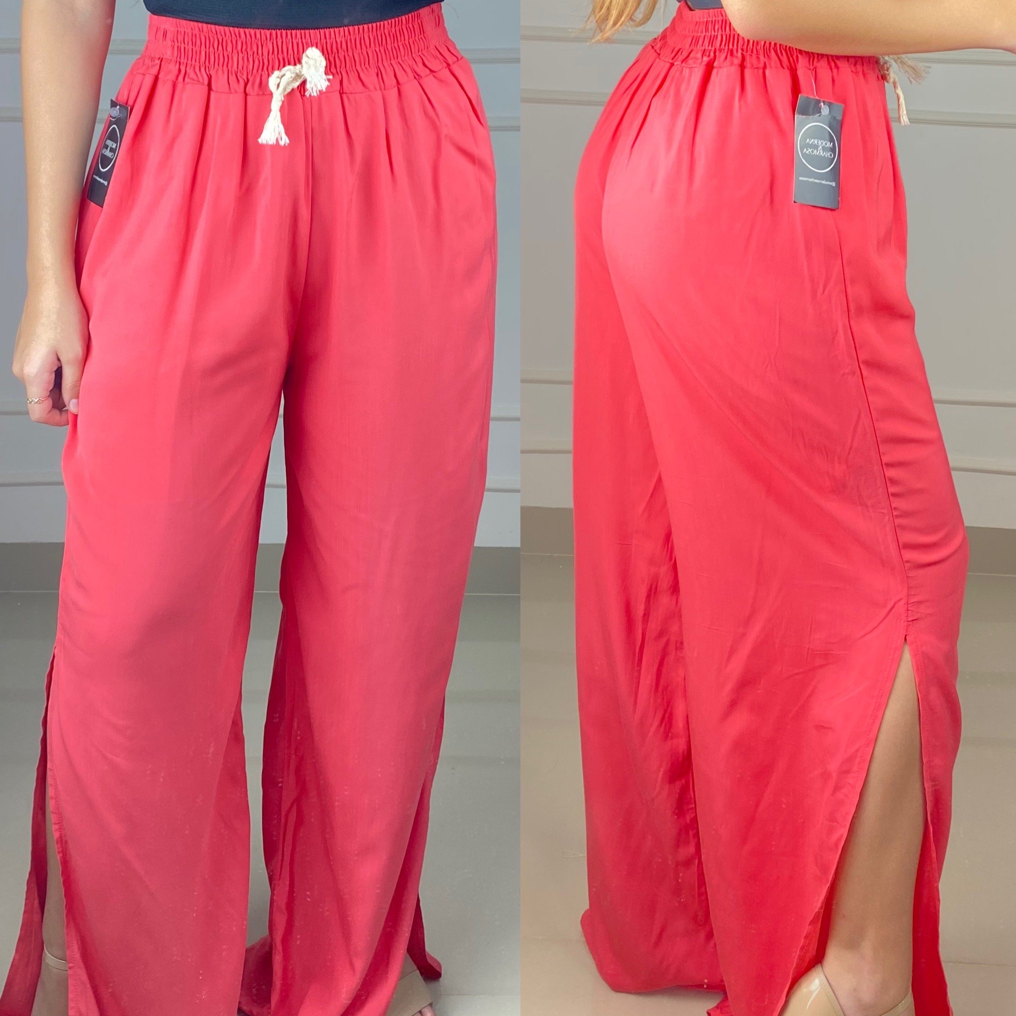 Pantalona fashion rosa claro