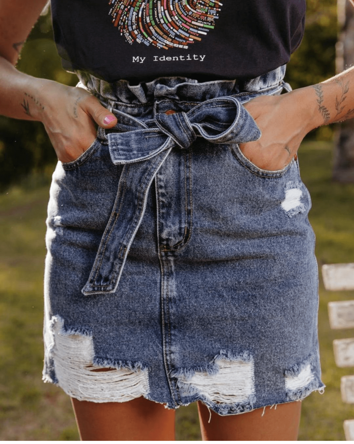 Saia clochard deals jeans