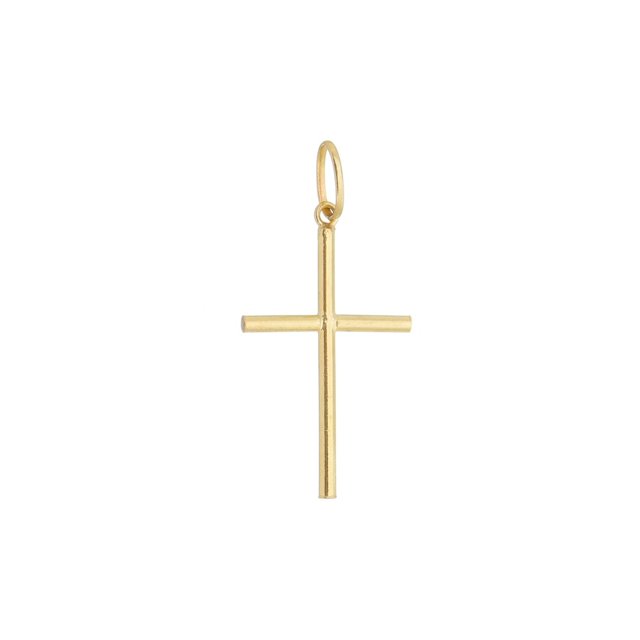 Pingente de Ouro 18K Crucifixo Palito