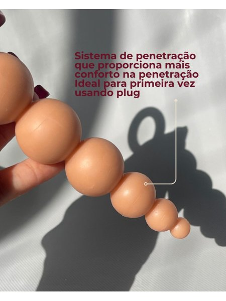 PLUG ANAL E VAGINAL EM SILICONE ANTIALRGICO LINHA DESEJO 11,5 CM X 2,5 CM - Hot Flowers | Exprimenter PLUG ANAL E VAGINAL EM SILICONE ANTIALRGICO LINHA DESEJO 11,5 CM X 2,5 CM - Hot Flowers | Exprimenter