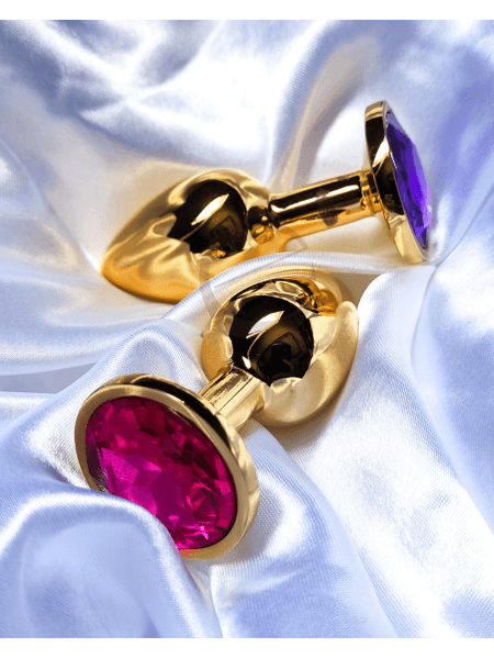 Plug Anal Luxo de Ao Inox Dourado P - 7X2,8cm | Exprimenter Plug Anal Luxo de Ao Inox Dourado P - 7X2,8cm | Exprimenter