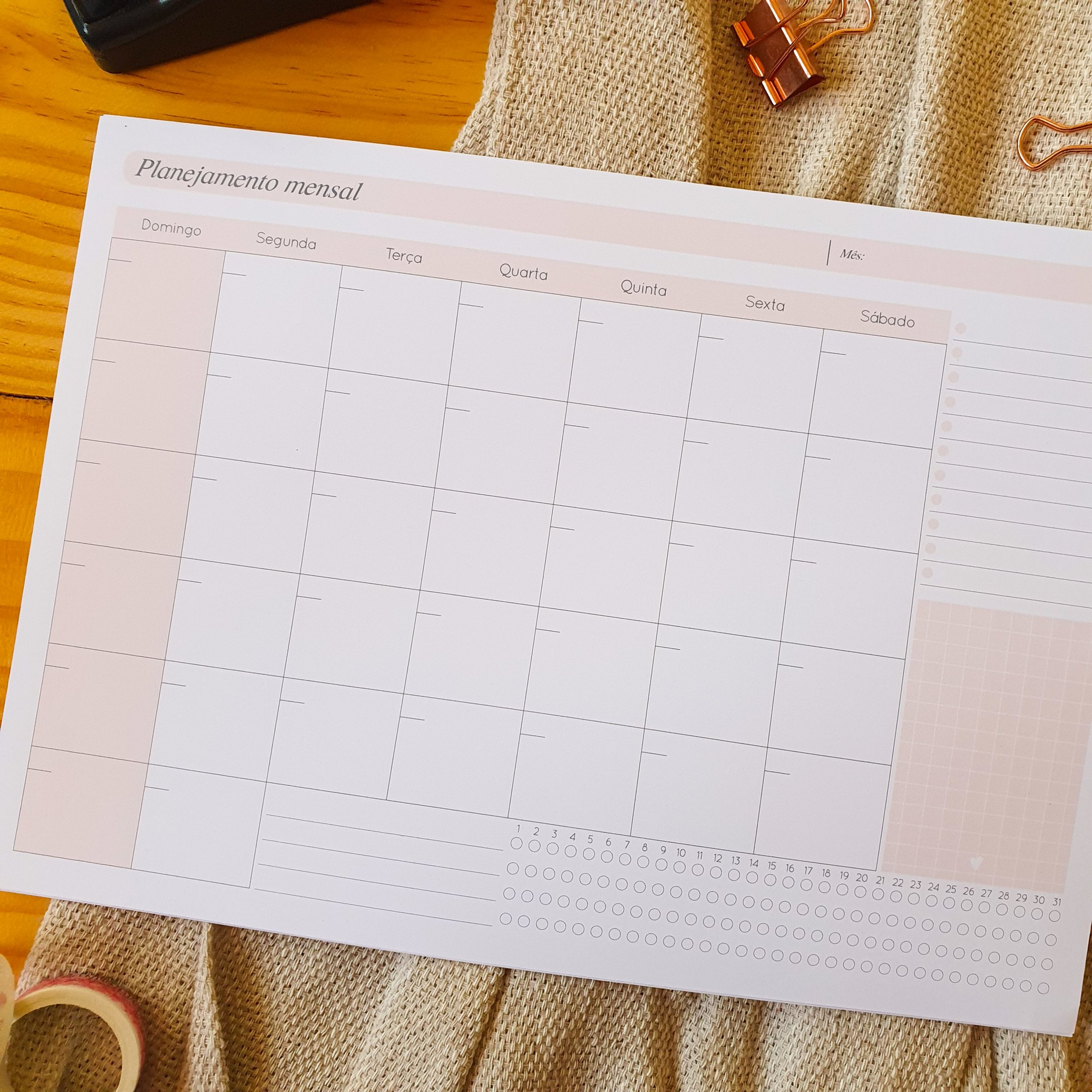 Bloco Planner | Melissa Campuzano