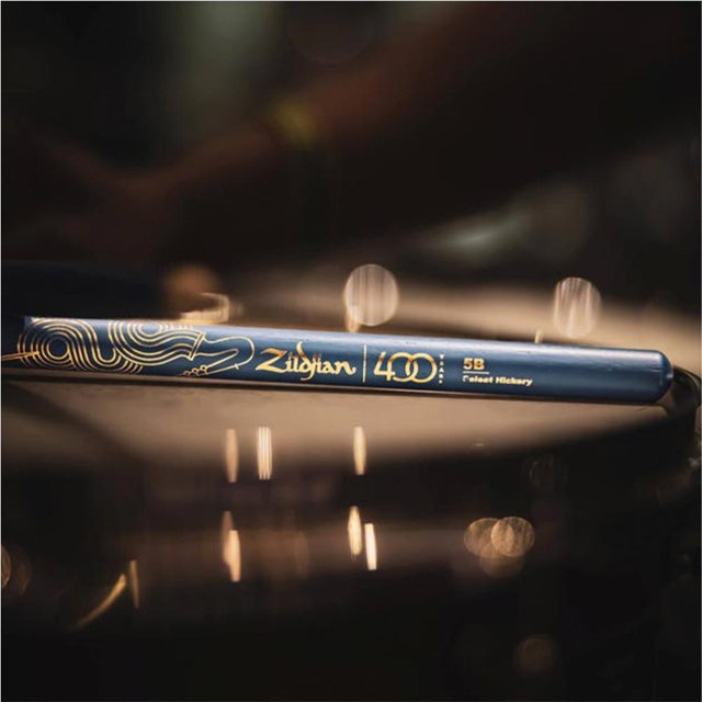 Baqueta Zildjian 5B Jazz Edição Limitada Aniversario 400 Anos Azul Z5BACBU-400