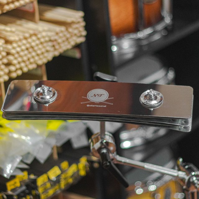 Stack Hi Hat NF Artesanal Com Clamp 30cm | 100% Batera Drum Shop ...