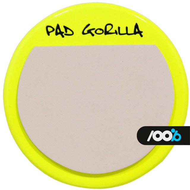 Pad de Estudo Gorilla 4" Mini Pad Com Rosca Amarelo Neon (Lançamento)
