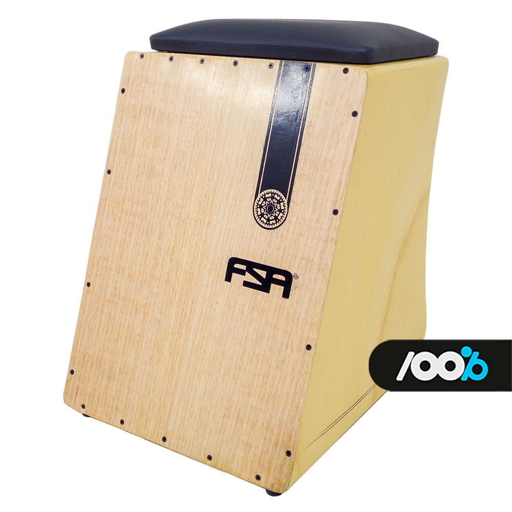 Cajon FSA Confort Natural 4500 Seminovo 100 Batera Drum Shop