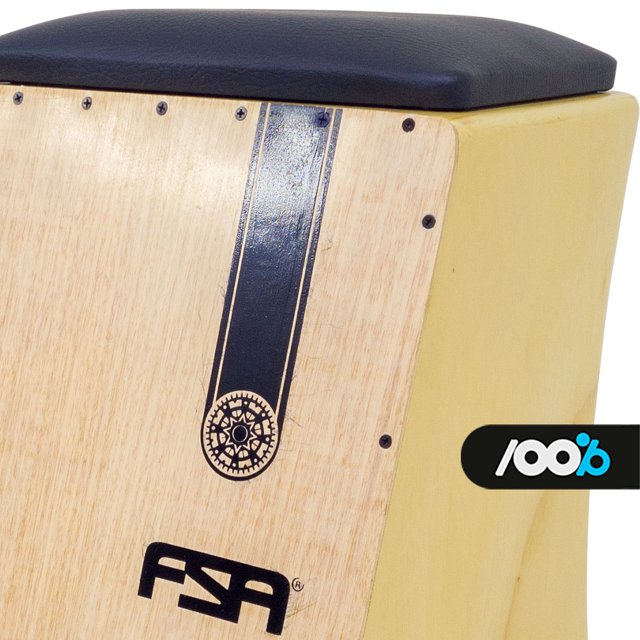 Cajon FSA Confort Natural 4500 Seminovo 100 Batera Drum Shop