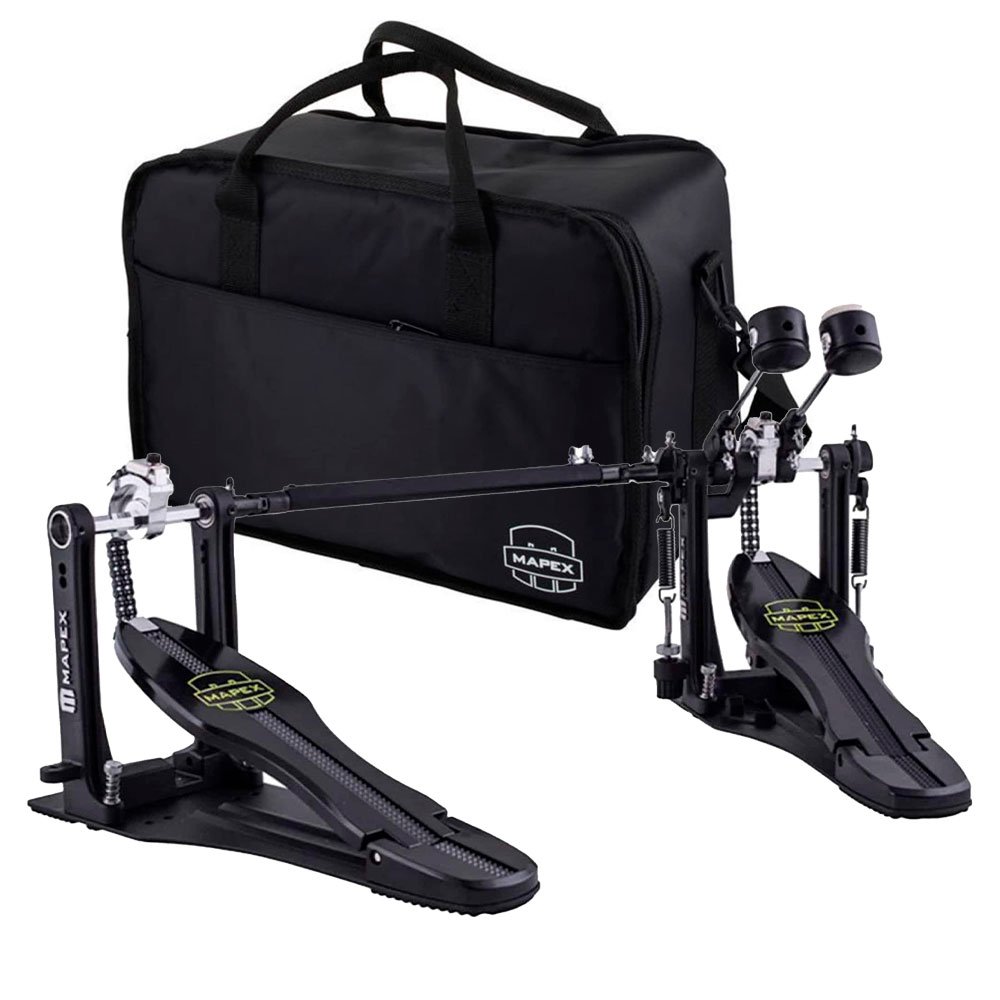 Pedal Duplo Mapex P810TW Armory Series Com Bag 100 Batera Drum Shop